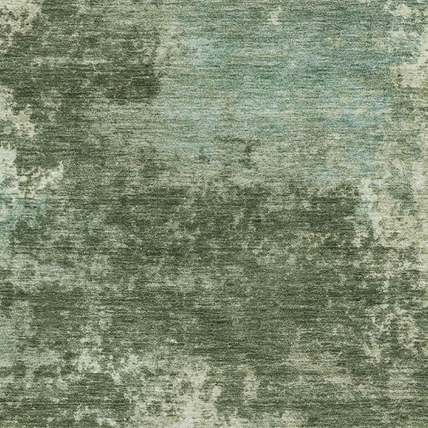 HomeRoots 10' X 14' Sage & Fern Green Abstract Area Rug - Washable, UV Protected, Durable & Stylish Design 716887
