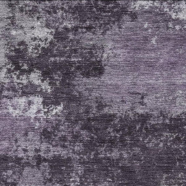 HomeRoots 5' X 8' Purple and Lavender Abstract Area Rug - Machine Washable, UV Protected, Pet-Friendly Design 716895
