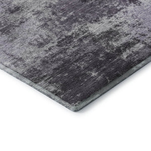 HomeRoots 5' X 8' Purple and Lavender Abstract Area Rug - Machine Washable, UV Protected, Pet-Friendly Design 716895