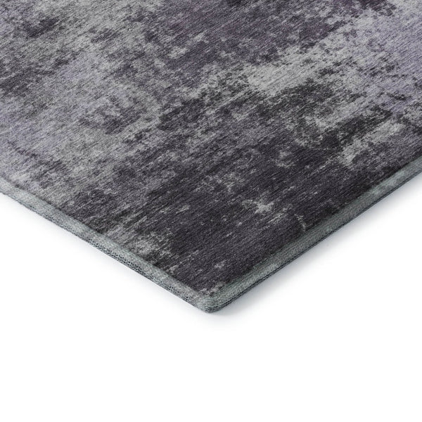 HomeRoots 5' X 8' Purple and Lavender Abstract Area Rug - Machine Washable, UV Protected, Pet-Friendly Design 716895