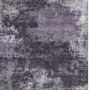 HomeRoots 5' X 8' Purple and Lavender Abstract Area Rug - Machine Washable, UV Protected, Pet-Friendly Design 716895