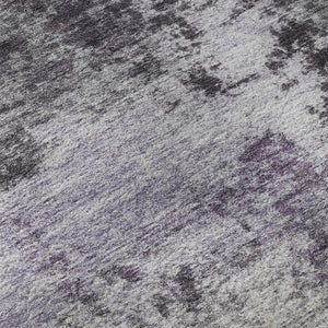HomeRoots 5' X 8' Purple and Lavender Abstract Area Rug - Machine Washable, UV Protected, Pet-Friendly Design 716895