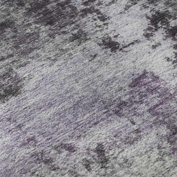 HomeRoots 5' X 8' Purple and Lavender Abstract Area Rug - Machine Washable, UV Protected, Pet-Friendly Design 716895
