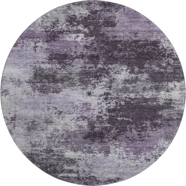 HomeRoots 8' X 10' Stylish Purple & Lavender Abstract Area Rug - Washable, UV Protected & Pet-Friendly Design 716897