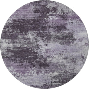 HomeRoots 8' X 10' Stylish Purple & Lavender Abstract Area Rug - Washable, UV Protected & Pet-Friendly Design 716897