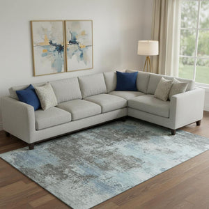 HomeRoots White Linen Blend Modular L-Shaped Sectional Sofa - Elegant Comfort for Stylish Living Spaces 716918