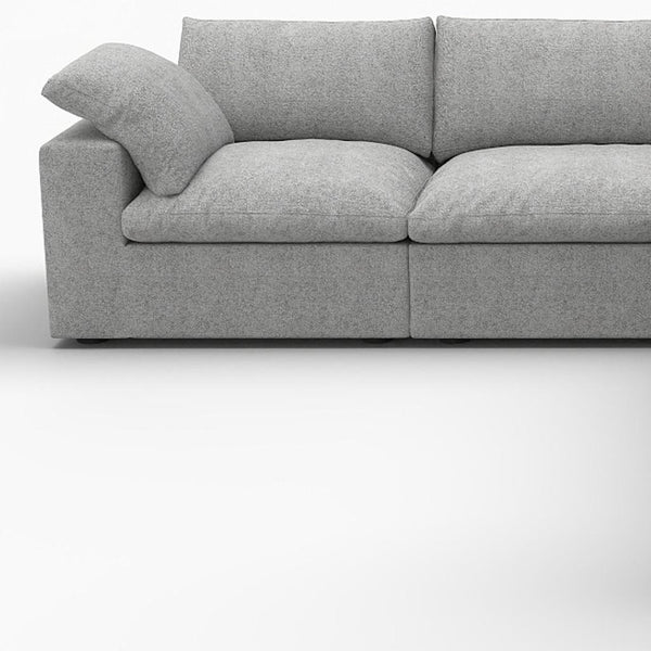 HomeRoots Khaki Modular L-Shaped Corner Sectional Sofa with Storage and Versatile Design for Modern Living Rooms 716924