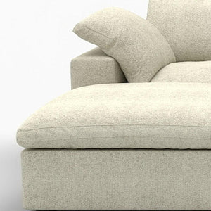 HomeRoots Khaki Modular Six-Piece Sofa Sectional with Reversible Chaise & Ample Storage for Modern Living Rooms 716926