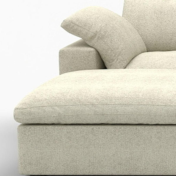 HomeRoots Khaki Modular Six-Piece Sofa Sectional with Reversible Chaise & Ample Storage for Modern Living Rooms 716926