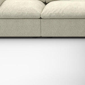 HomeRoots Black Linen Blend Modular L-Shaped Sectional Sofa with Storage & Versatile Layout Options 716928