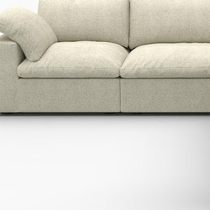 HomeRoots Black Linen Blend Modular L-Shaped Sectional Sofa with Storage & Versatile Layout Options 716928