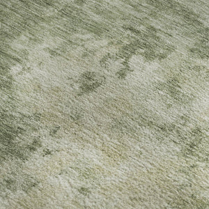 HomeRoots 9' X 12' Modern Abstract Sage & Beige Area Rug - Washable, Stain-Resistant, UV Protected & Stylish! 716965