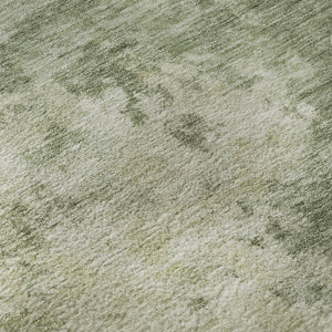 HomeRoots 9' X 12' Modern Abstract Sage & Beige Area Rug - Washable, Stain-Resistant, UV Protected & Stylish! 716965