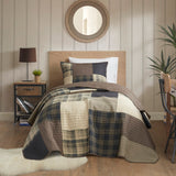 Woolrich Winter Hills Lodge/Cabin Oversized Cotton Quilt Set WR13-3918 Tan