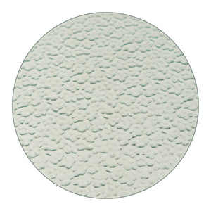 Zuo Modern Vetro Side Table Silver - Modern Elegance With Rippled Glass & Hammered Steel For Any Space Silver Glass,Steel 110749-zuo-modern