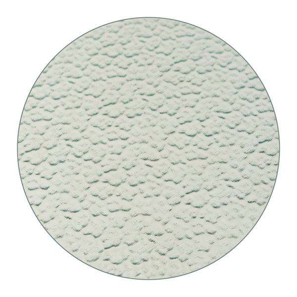 Zuo Modern Vetro Side Table Silver - Modern Elegance With Rippled Glass & Hammered Steel For Any Space Silver Glass,Steel 110749-zuo-modern