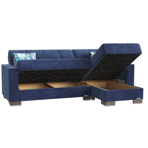 English Elm Primenest Versatile Upholstered Chaise Lounge With Storage - Modern Comfort & Easy Click-Clack Design B030P303542-GIGA