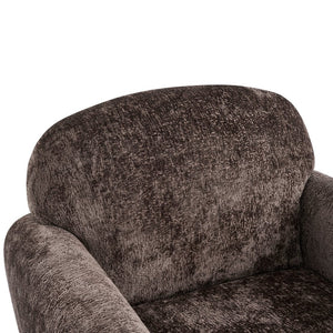 English Elm Rapallo Upholstered Accent Chair Plush Seat Modern Frame for Living Room or Entryway Dark Brown N776P381488D