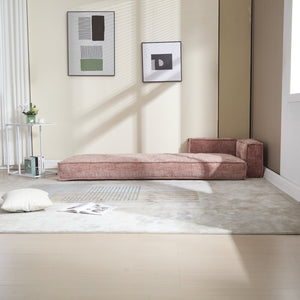 English Elm Coolmore Modular Chenille Sofa - Space-Saving, Versatile Design With Comfort Cushions & Side Pockets W1152P320499