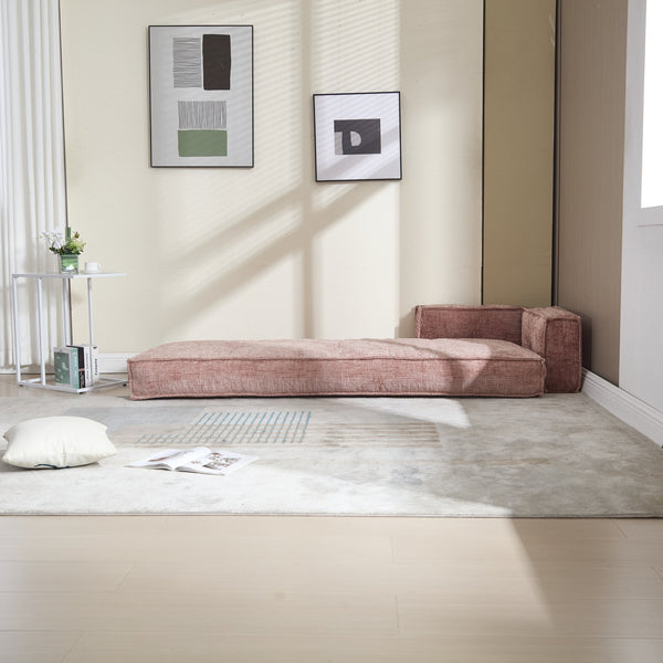 English Elm Coolmore Modular Chenille Sofa - Space-Saving, Versatile Design With Comfort Cushions & Side Pockets W1152P320499