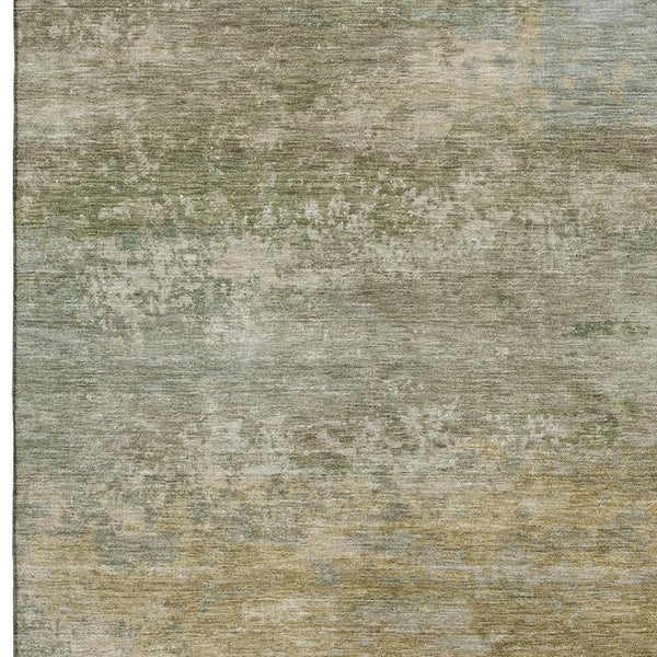 HomeRoots 5' X 8' Beige And Copper Abstract Area Rug - Machine Washable, UV Protection, Stain Resistant Design 717088