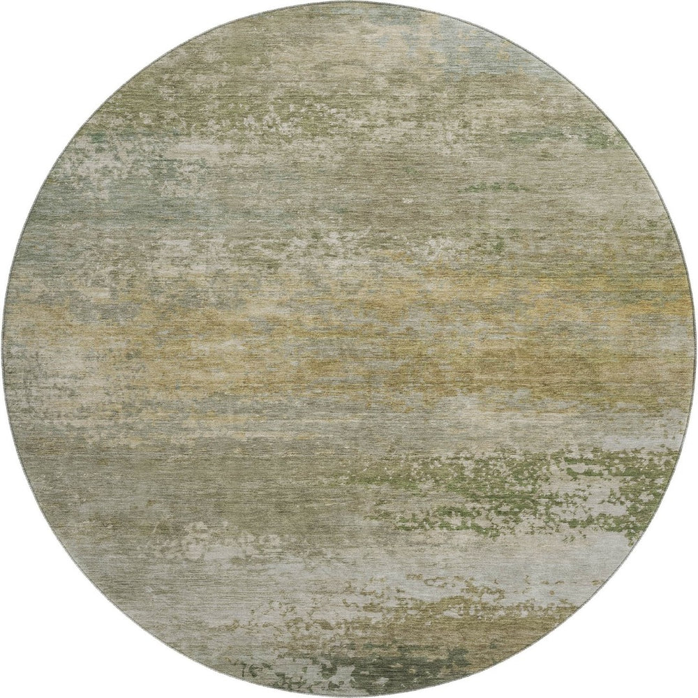 HomeRoots 8' X 10' Abstract Beige and Copper Area Rug – Washable, UV Protected, Non-Slip for Easy Living Spaces 717090