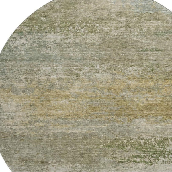 HomeRoots 8' X 10' Abstract Beige and Copper Area Rug – Washable, UV Protected, Non-Slip for Easy Living Spaces 717090