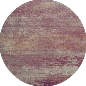 HomeRoots 8' X 10' Merlot & Beige Abstract Washable Area Rug - Stylish, Durable, UV Protected for Easy Care 717102