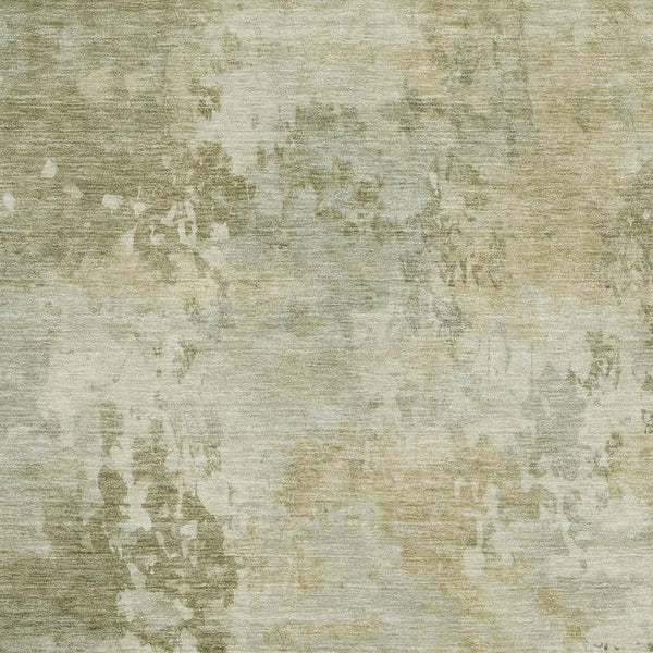 HomeRoots 9' X 12' Sage and Beige Abstract Area Rug - Washable, UV-Protected, Stain-Resistant, Stylish Comfort 717151