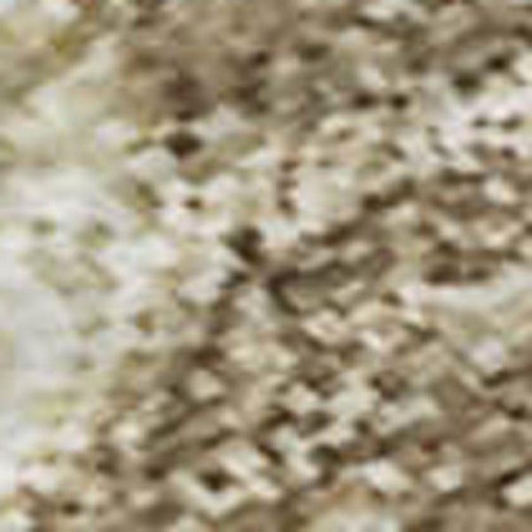 HomeRoots 9' X 12' Tan And Beige Abstract Area Rug - Washable, Durable, Stain-Resistant, UV Protected Design 717157