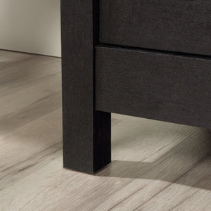 English Elm Storage Cabinet - Sleek Black Finish With Adjustable Shelves For Ultimate Versatile Organization Solutions B356P402684-GIGA
