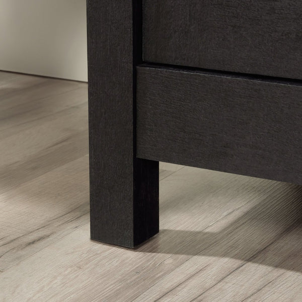 English Elm Storage Cabinet - Sleek Black Finish With Adjustable Shelves For Ultimate Versatile Organization Solutions B356P402684-GIGA