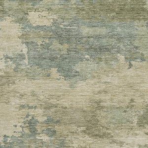 HomeRoots 5' X 8' Pale Aqua & Beige Abstract Area Rug - Washable, UV Protected, Stylish Home Essential! 717196