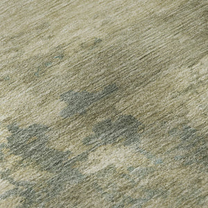 HomeRoots 10' X 14' Pale Aqua & Beige Abstract Area Rug – Washable, UV Protected, Durable for Busy Homes! 717200