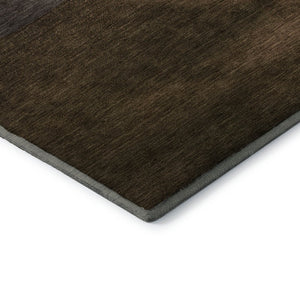 HomeRoots 10' X 14' Nautical Area Rug in Brown & Blue - Washable, UV Protected, Stain Resistant for Busy Homes 717224