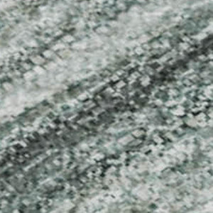 HomeRoots 5' X 8' Stylish Teal and Ivory Striped Area Rug - Washable, UV-Resistant, Durable for High Traffic Use 717262