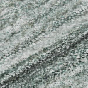 HomeRoots 5' X 8' Stylish Teal and Ivory Striped Area Rug - Washable, UV-Resistant, Durable for High Traffic Use 717262