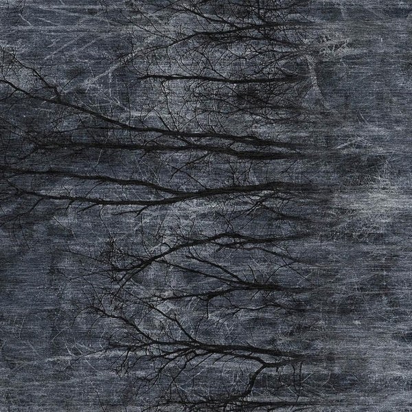 HomeRoots 10' X 14' Charcoal & Gray Floral Area Rug - Washable, UV-Protected, Durable for Busy Homes & Patios 717284