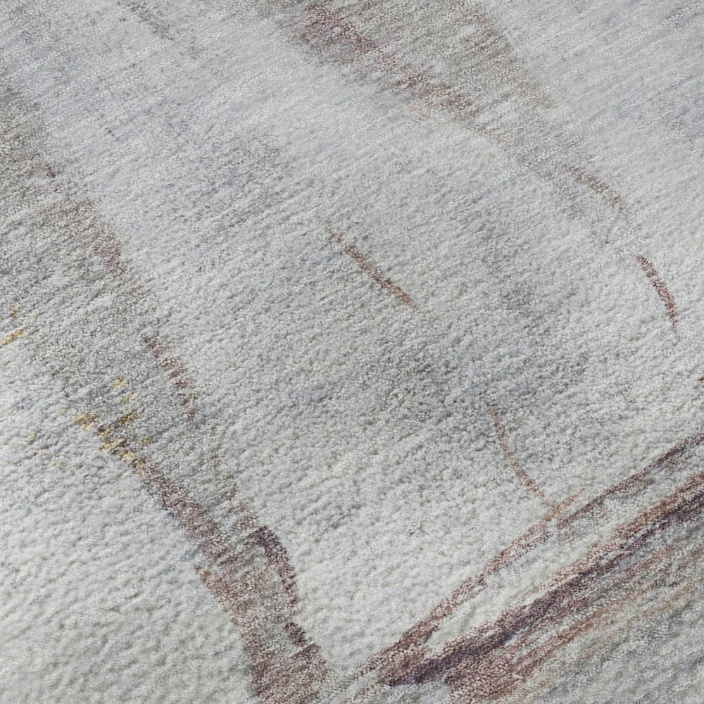 HomeRoots 9' X 12' Nautical Blue and Gold Area Rug - Washable, UV Protected, Stain Resistant for Active Homes 717295