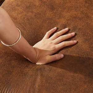 English Elm Fx Elegant Chesterfield 3-Seater Sofa With Tech Fabric, Rolled Arms & Cushions For Stylish Comfort W1926S00033