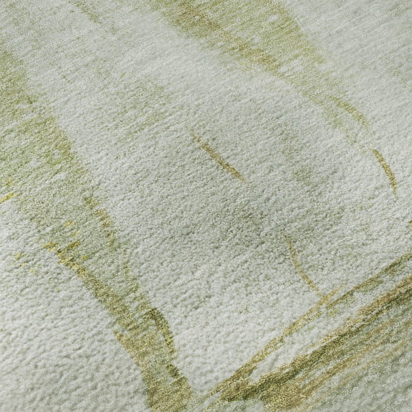 HomeRoots 10' X 14' Green And Gold Nautical Area Rug – UV Protected, Washable, Durable & Stylish for Any Space 717302