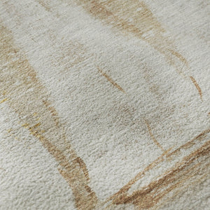 HomeRoots 5' Taupe and Gold Nautical Area Rug - Stylish, Washable, UV-Protected for High-Traffic Homes! 717310