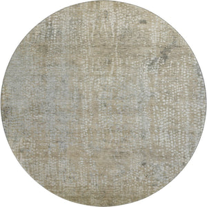 HomeRoots 8' X 10' Washable Beige and Gray Abstract Area Rug with UV Protection for High-Traffic Spaces 717318