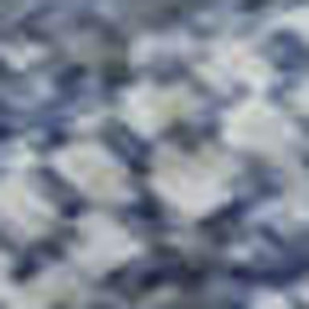 HomeRoots 9' X 12' Blue And Ivory Abstract Washable Area Rug with UV Protection for Stylish, Easy Care Living 717325