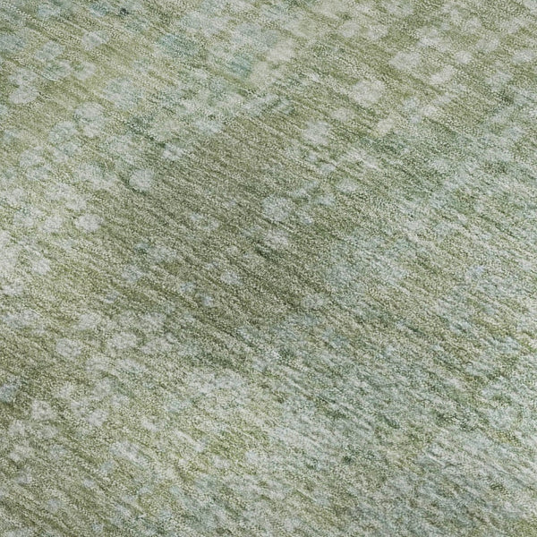 HomeRoots 5' X 8' Green and Sage Abstract Area Rug - Washable, UV Protected, Stylish for Modern Living Spaces 717328