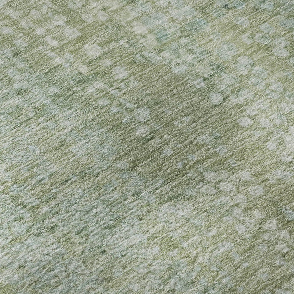 HomeRoots 5' X 8' Green and Sage Abstract Area Rug - Washable, UV Protected, Stylish for Modern Living Spaces 717328