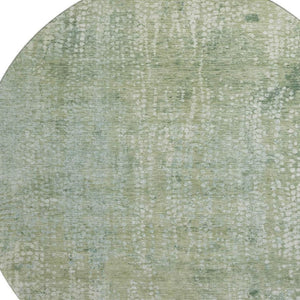 HomeRoots 8' X 10' Green and Sage Abstract Washable Area Rug – UV Protected, Durable, Perfect for High-Traffic Homes 717330