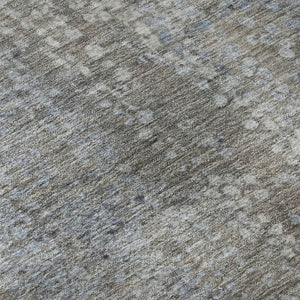 HomeRoots 8' X 10' Washable Taupe And Khaki Abstract Area Rug - UV Protected, Stain Resistant, Modern Design 717342