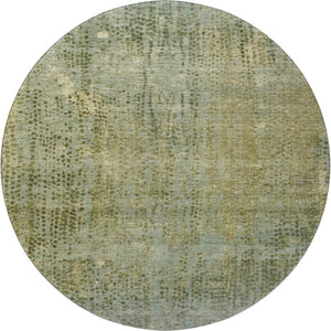 HomeRoots 8' X 10' Green & Gold Abstract Washable Area Rug – Stylish, Durable, UV-Protected for Every Home 717360