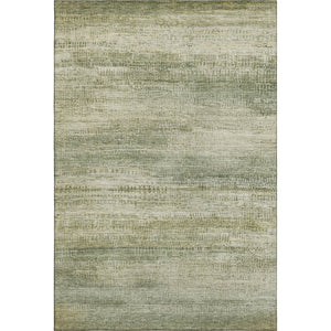 HomeRoots 5' X 8' Sage and Beige Abstract Area Rug – Washable, UV-Protected, Non-Slip Backing for Easy Care 717370